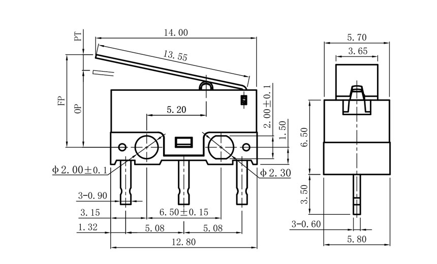 micro switch momentary