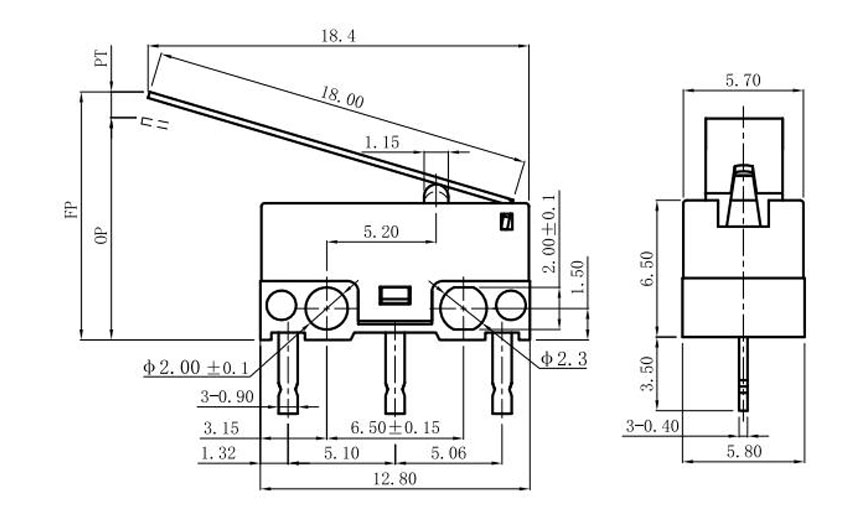 momentary push button micro switch