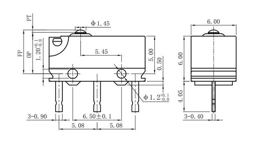 normally closed micro switch