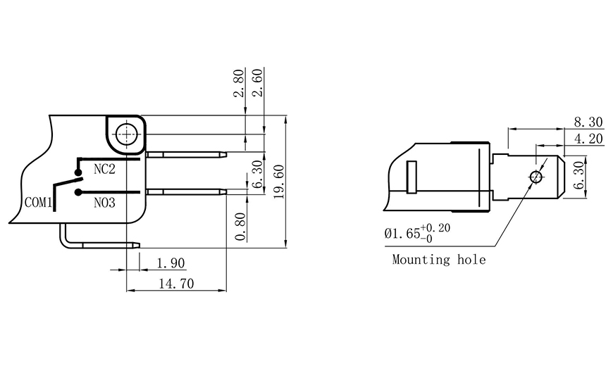 microswitch push