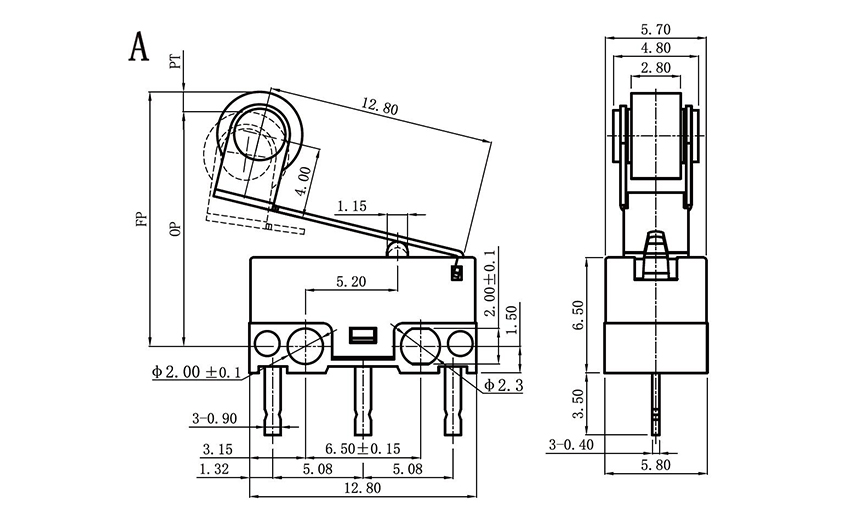 shift lever micro switch G10A